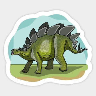 Stegosaurus dinosaur Sticker